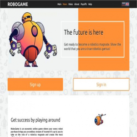 Скриншот главной страницы сайта robot-cash.biz